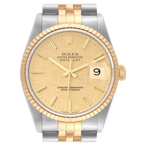 rolex 16013 linen dial chrono24|Rolex Datejust 36 16013 Linen dial .